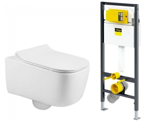 Унитаз + инсталляция VOLLE Hippo Rimless 13-44-202+771973