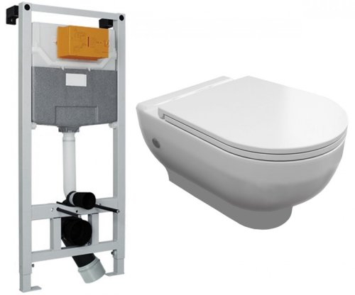 Унітаз + Інсталяція VOLLE Virgo Rimless 13-23-455+201010