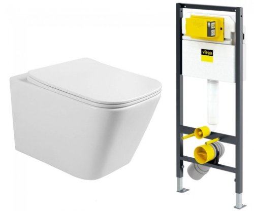 Унитаз + инсталляция VOLLE Libra S Rimless 13-41-160S+771973