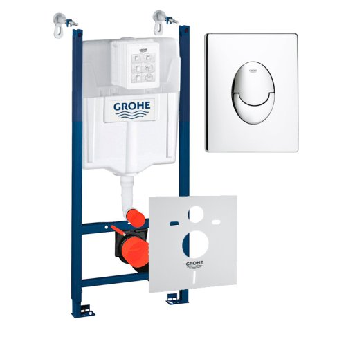 Инсталляция Grohe Rapid SL 3884000G 3 в 1 с клавишей Skate Air