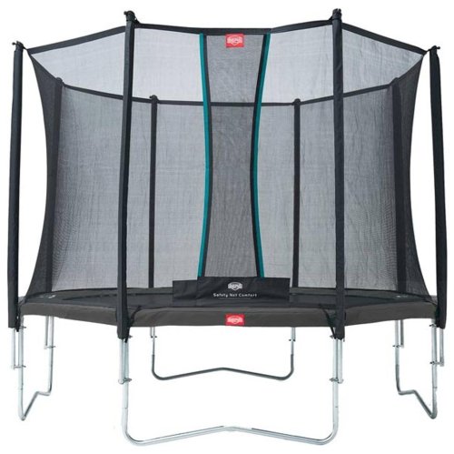 Батут BERG Favorit Grey 380 + Safety Net Comfort (35.12.13.00+35.74.12.03)