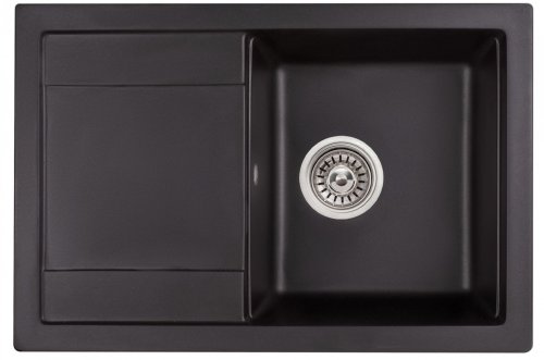 Кухонная мойка Qtap CS 7449 BLA (QT7449BLA404)