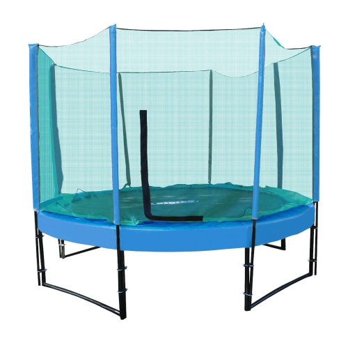 Батут з сіткою KIDIGO Ukraine 244 см (blue-blue)