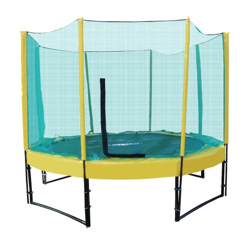 Батут з сіткою KIDIGO Ukraine 304 см (yellow-yellow)