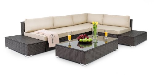 Набор садовой мебели Di Volio Malpensa DV-019GF Коричневый/Бежевый