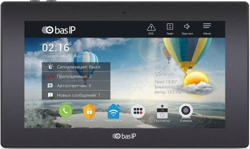 IP видеодомофон BasIP AK-10LA v4 Black