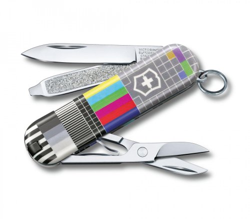 Швейцарський ніж Victorinox Classic LE Retro TV 0.6223.L2104