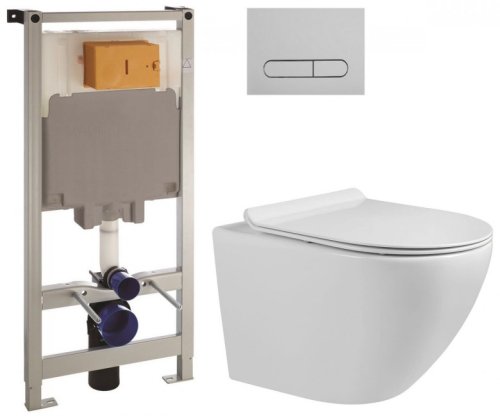 Унитаз + инсталляция Volle Amadeus M Rimless 13-06-055M + 141515