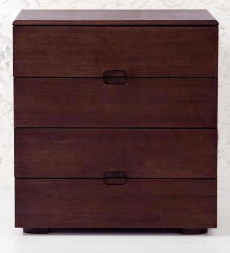 Комод МИКС-мебель Сабрина бук/темный орех