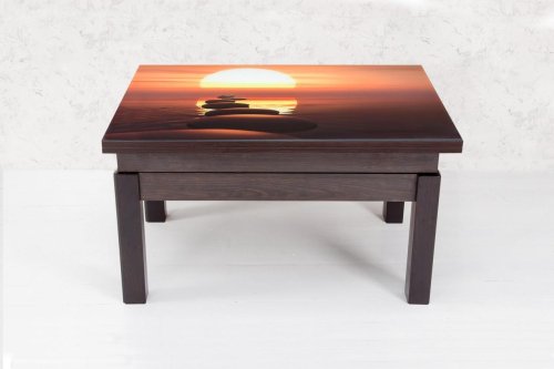 Стол-Трансформер МИКС-мебель Флай венге+стекло (запад)