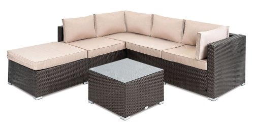 Набор садовой мебели Di Volio Imperia DV015GF Коричневый/Бежевый