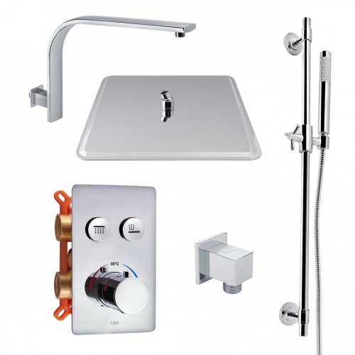 Душевая система Qtap Votice QT6442T105NKCSET