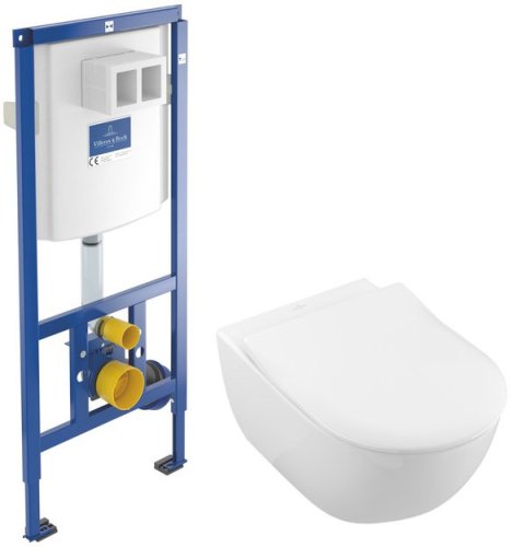 Унитаз + инсталляция Villeroy&Boch Subway 2.0 DirectFlush 5614R201+92246100