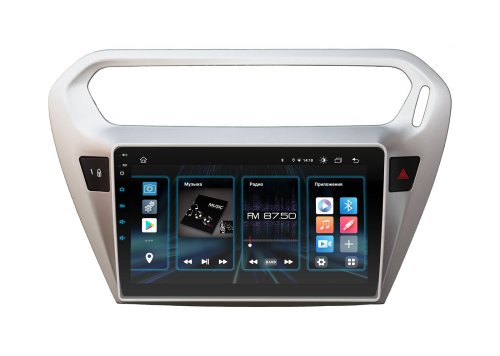 Штатная магнитола INCar DTA2-7001 Citroen C-Elysse, Peugeot 301 12-16 Android 10 DSP +Navi