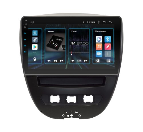 Штатная магнитола INCar DTA2-7002 Citroen C1 2005-2014 Android 10 DSP +Navi