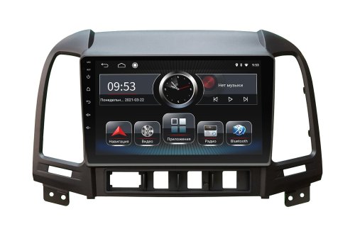 Штатная магнитола INCar PGA2-2408 Hyundai Santa Fe 06-12 Android 8 DSP +Navi