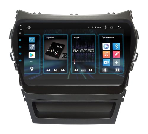 Штатна магнітола INCar DTA2-2409 Hyundai Santa Fe 2013+ (IX-45) Android 10 DSP +Navi