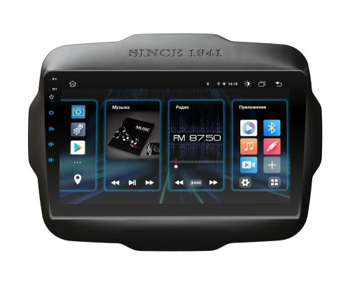 Штатна магнітола INCar DTA2-2481 Jeep Renegate 2014+ Android 10 DSP +Navi