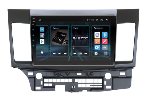 Штатная магнитола INCar DTA2-6102 Mitsubishi Lancer X Android 10 DSP +Navi
