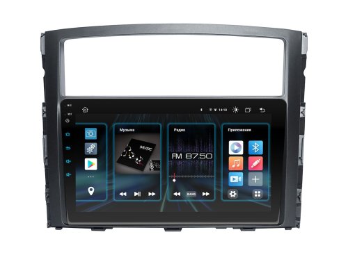 Штатная магнитола INCar DTA2-6104RF Mitsubishi Pajero Wagon Android 10 DSP+Navi с адаптером усилителя