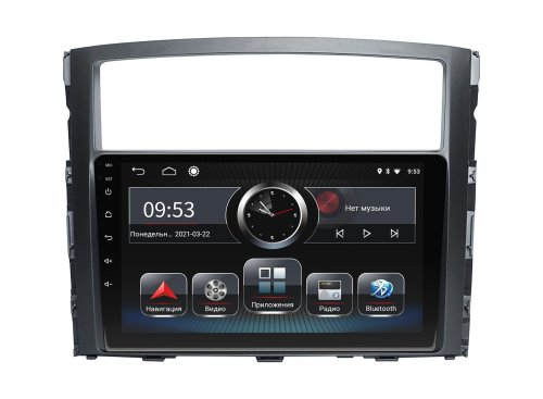 Штатная магнитола INCar PGA2-6104RF Mitsubishi Pajero Wagon Android 8 DSP+Navi с адаптером усилителя