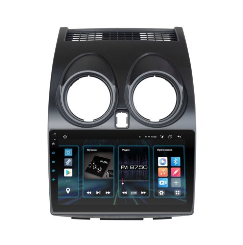 Штатна магнітола INCar DTA2-6220 Nissan Qashqai 2008-2013 Android 10 DSP +Navi