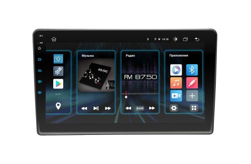 Штатная магнитола INCar DTA2-2198 Peugeot 207 06-12, 307 01-08, Expert 07-16, Partner 08-18 Android 10 DSP +Navi