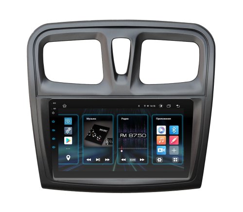 Штатная магнитола INCar DTA2-1403 Renault Logan 2013-2018, Sandero 2012-2018 Android 10 DSP +Navi