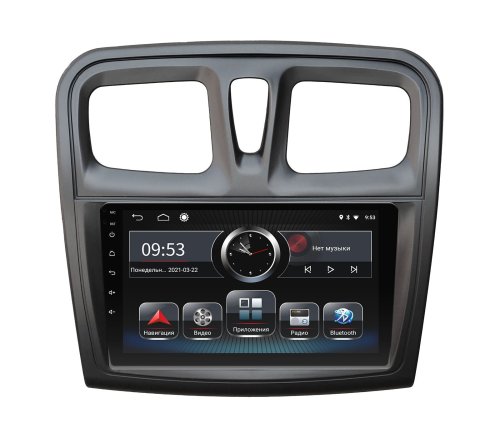 Штатная магнитола INCar PGA2-1403 Renault Logan 2013-2018, Sandero 2012-2018 Android 8 DSP +Navi