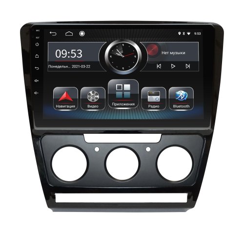 Штатная магнитола INCar PGA2-1070 Skoda Oktavia A5 2008-2013 Android 8 DSP +Navi