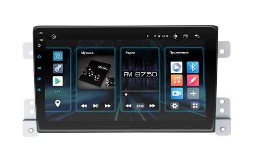 Штатна магнітола INCar DTA2-0784 Suzuki Grand Vitara Android 10 DSP +Navi