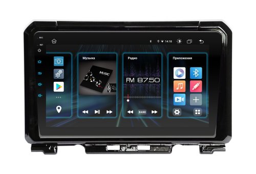 Штатная магнитола INCar DTA2-1701 Suzuki Jimny 2019+ Android 10 DSP + Navi