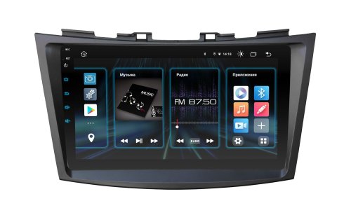 Штатная магнитола INCar DTA2-1705 Suzuki Swift 2011-2016 Android 10 DSP +Navi
