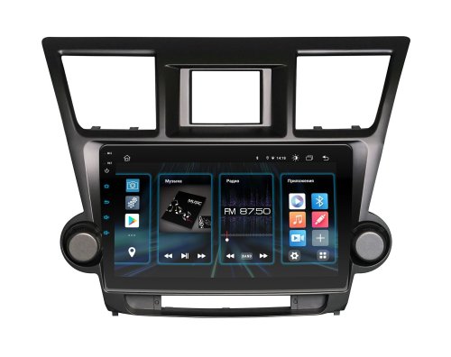 Родной приемник Incar DTA2-2323 Toyota Highlander 2008-2013 Android 10 DSP + Navi