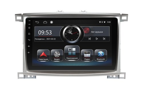 Штатна магнітола INCar PGA2-2325 Toyota LC 100 2003-2008 Android 8 DSP +Navi