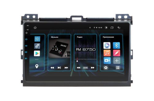 Штатна магнітола INCar DTA2-2209 Toyota Prado 120 Android 10 DSP +Navi