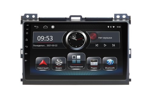 Штатная магнитола INCar PGA2-2209E Toyota Prado 120 Android 8 DSP+Navi с адаптером усилителя