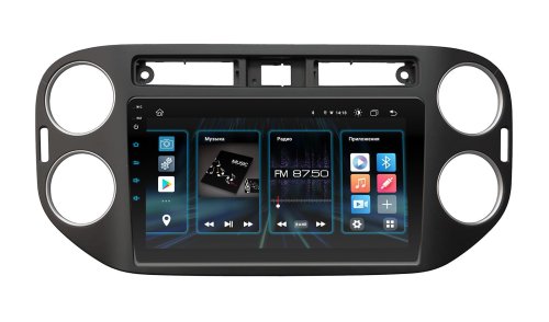 Штатна магнітола INCar DTA2-1077 Volkswagen Tiguan 2011-2016 Black Android 10 DSP +Navi