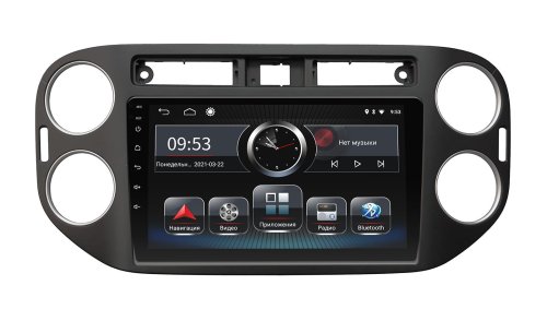Штатна магнітола INCar PGA2-1077 Volkswagen Tiguan 2011-2016 Black Android 8 DSP +Navi