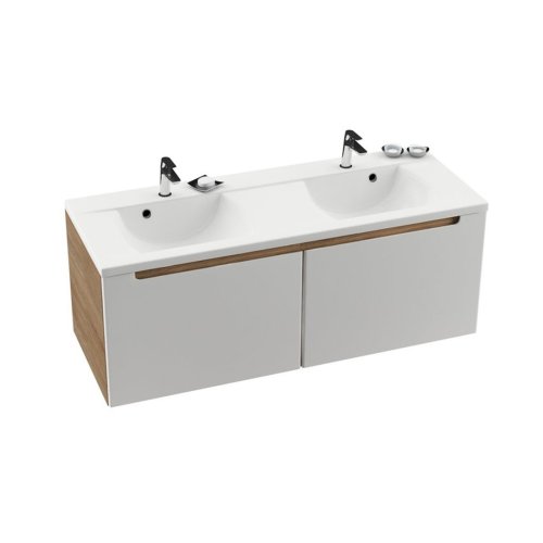 Тумба под умывальник Ravak Classic SD 1300 Капучино/Белый X000000958