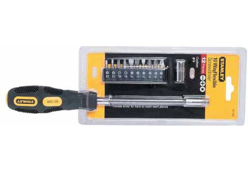 Отвертка с гибким стержнем с 10 вставками Stanley 10 Way Flexible 0-62-508