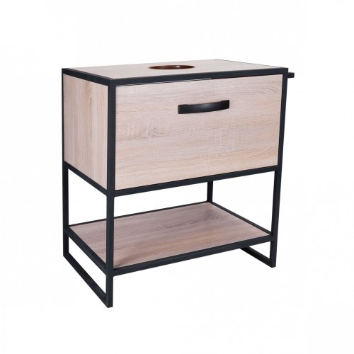 Тумба напольная Qtap Taurus Whitish oak со столешницей QT2480TNT63WO