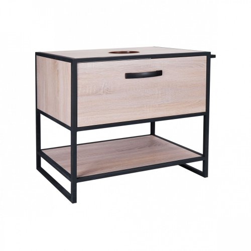 Тумба підлогова Qtap Taurus Whitish oak зі стільницею QT2480TNT83WO