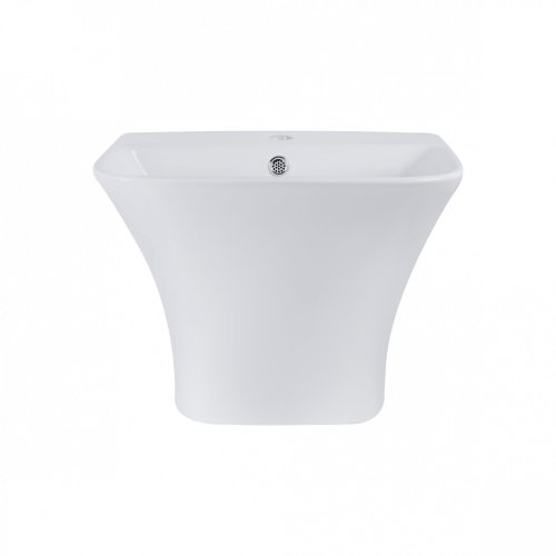 Умивальник Qtap Crow White з донним клапаном QT0511G815W