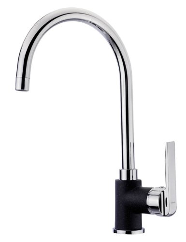 Смеситель для кухни Тека В 995 (Инка Н) хром / гранит (углерод)