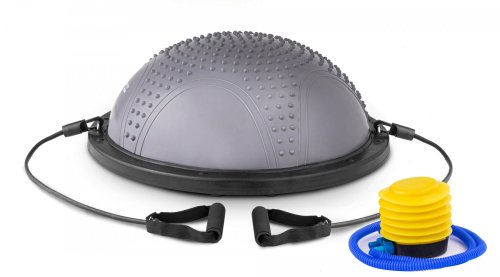 Балансувальна півсфера з вкрапленнями Hop-Sport Bosu HS-MB058B grey