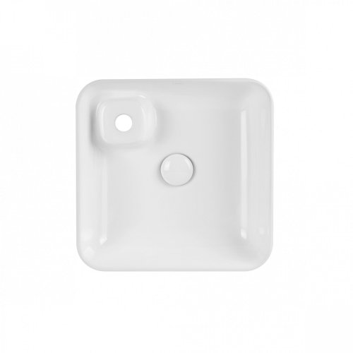 Умивальник Qtap Stork White з донним клапаном QT1511A057TW