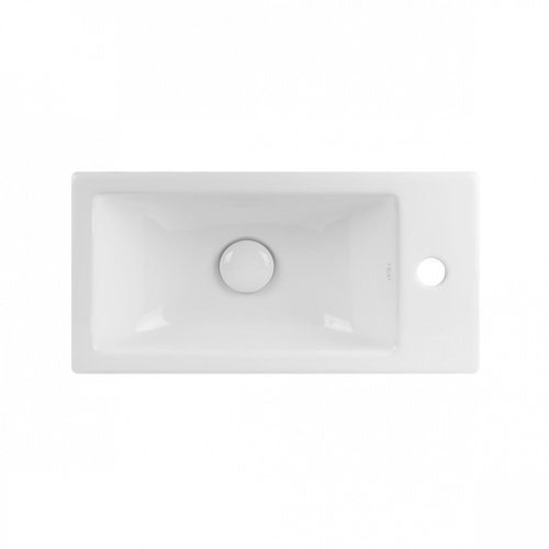 Умывальник Qtap Crow White с донным клапаном QT0511A010W