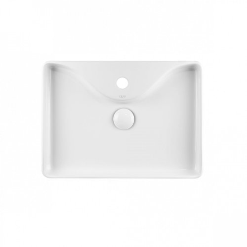 Умывальник Qtap Crow White с донным клапаном QT0511A064W