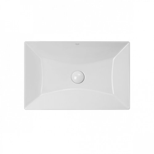 Умывальник Qtap Crow White с донным клапаном QT0511L739W